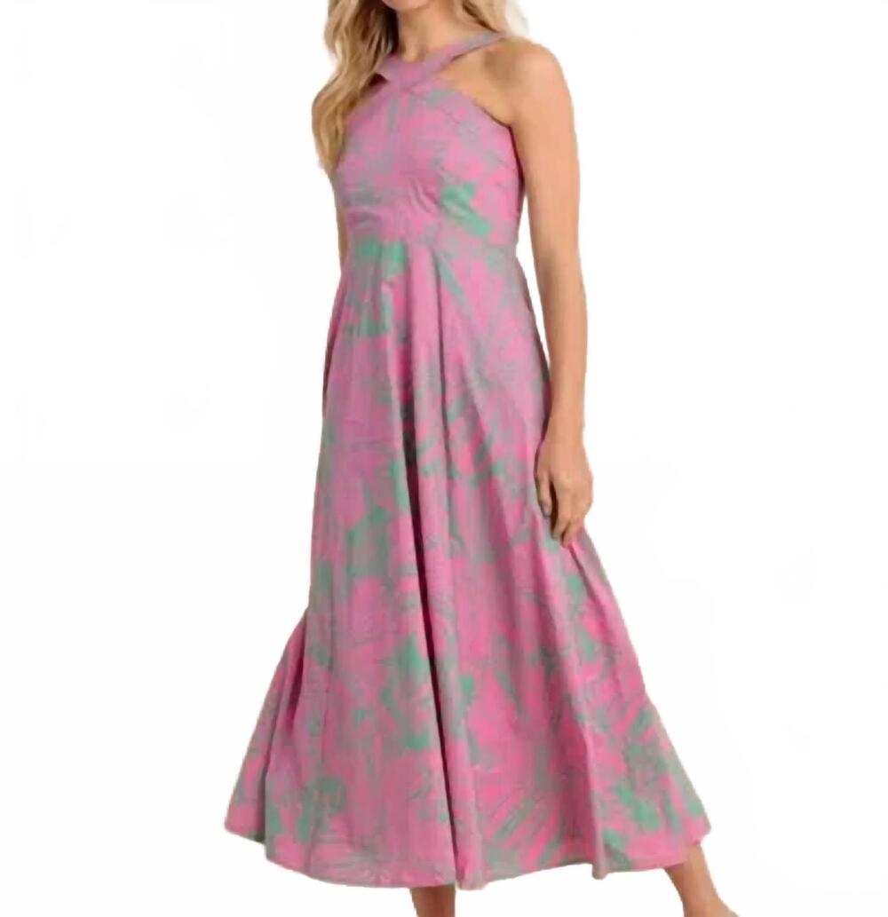NEW SOUTHERN TIDE anniston petal paradise maxi dress in very berry